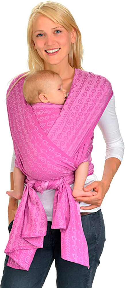 Hoppediz Baby-Tragetuch 4,6x0,7m Darjeeling-beere (l-j-darbee)