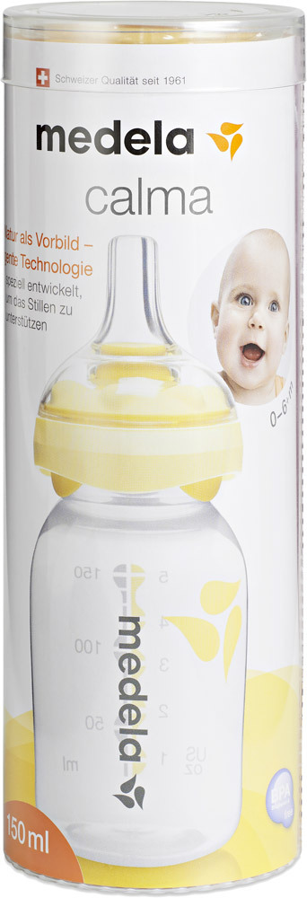 Medela Sauger Calma mit Milchflasche Sauger Calma (PP), mit Milchflasche 150 ml (008.0482)