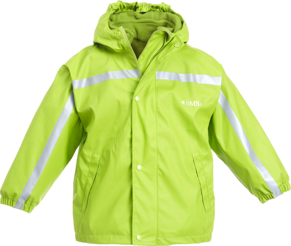 BMS Regenjacke mit herausnehmbarer Fleecejacke 104 lime-green