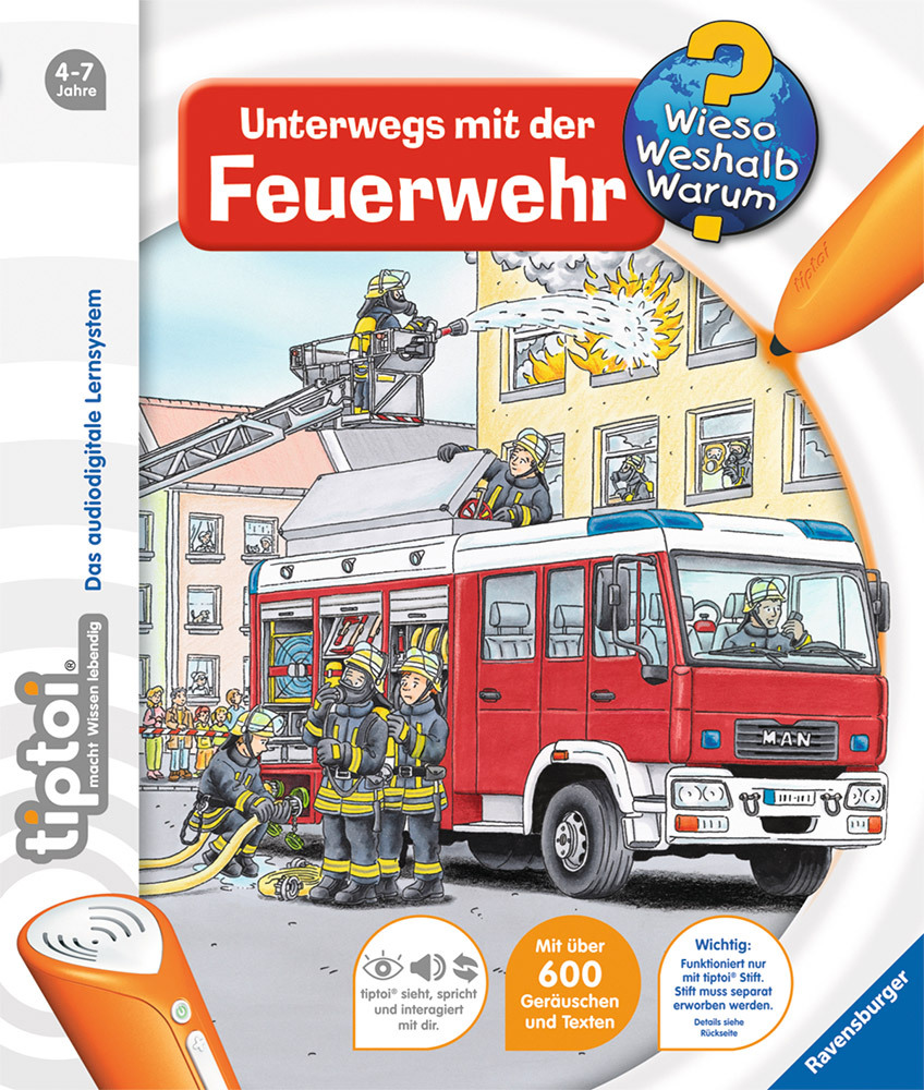 tiptoi® Unterwegs mit der Feuerwehr tiptoi® Unterwegs mit der Feuerwehr (32905)