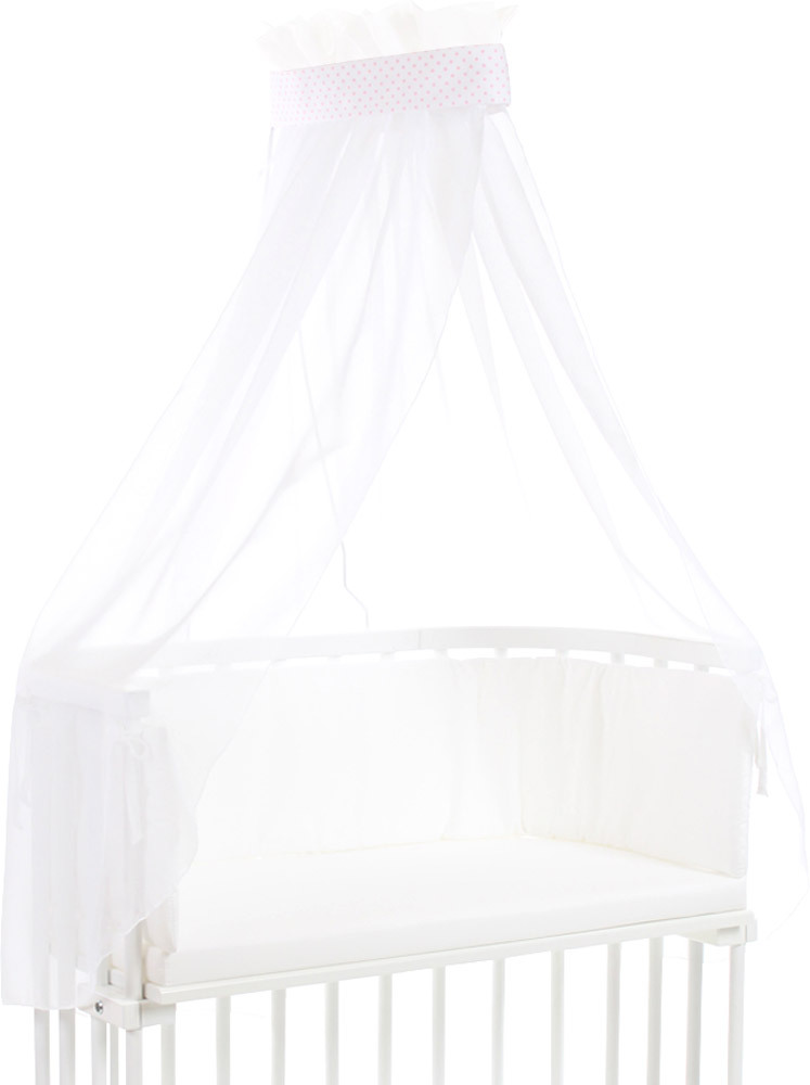babybay® Himmel Punkte zartrosa Punkte, weiß