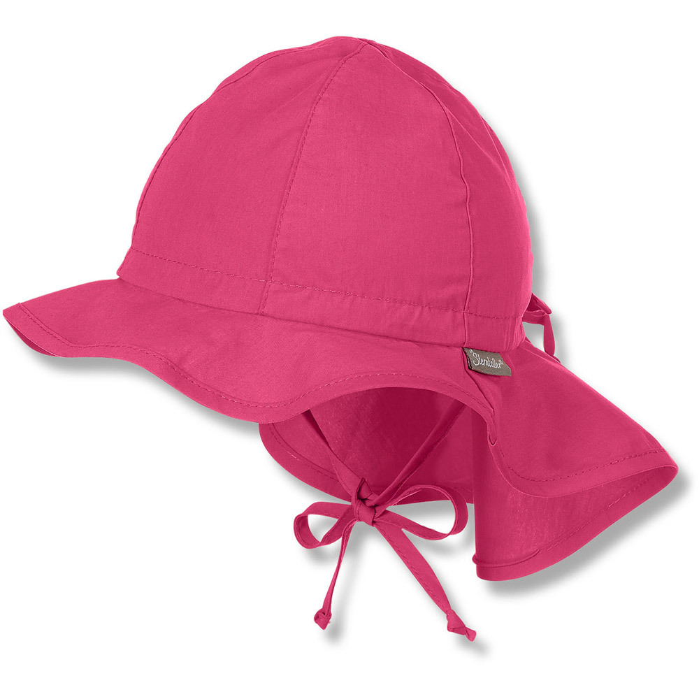 Sterntaler Sonnenhut mit Nackenschutz - pink 51 cm magenta