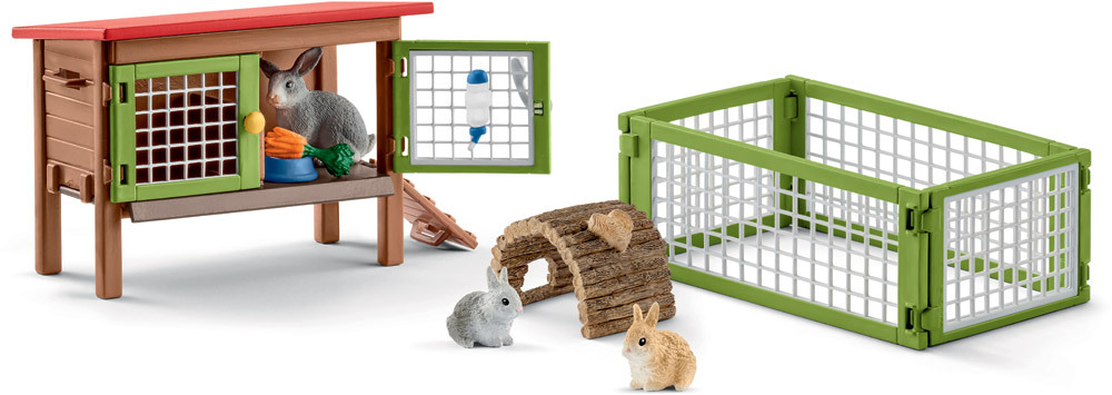 Schleich Kaninchenstall Kaninchenstall