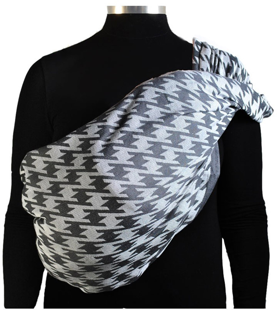 DIDYMOS Tragetuch Hahnentritt anthrazit Größe 5 Hahnentritt anthrazit (ttr-564-005)