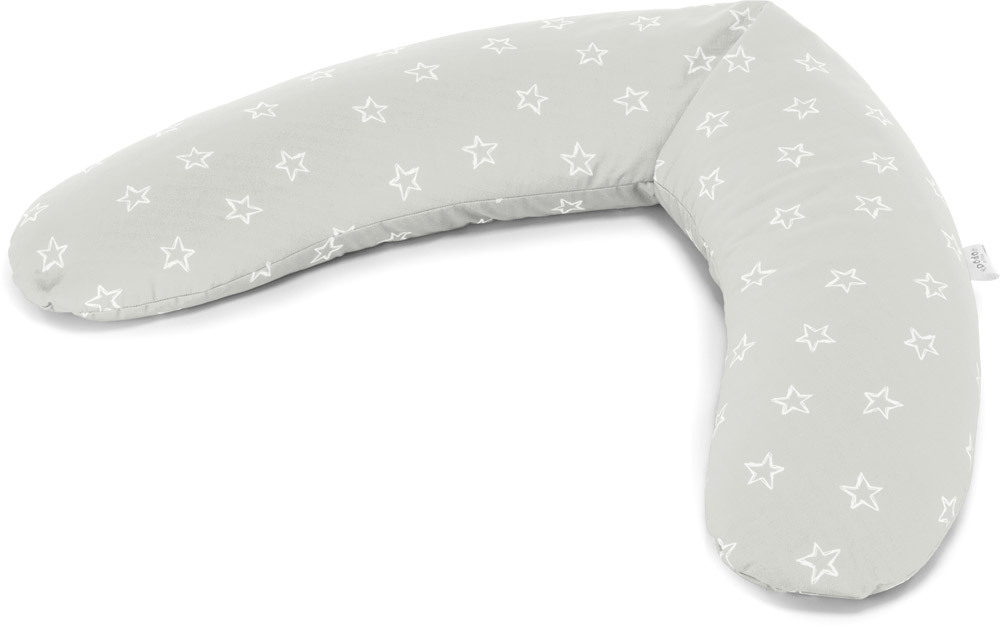 Theraline Stillkissen Dodo Mikroperlen Sterne grau