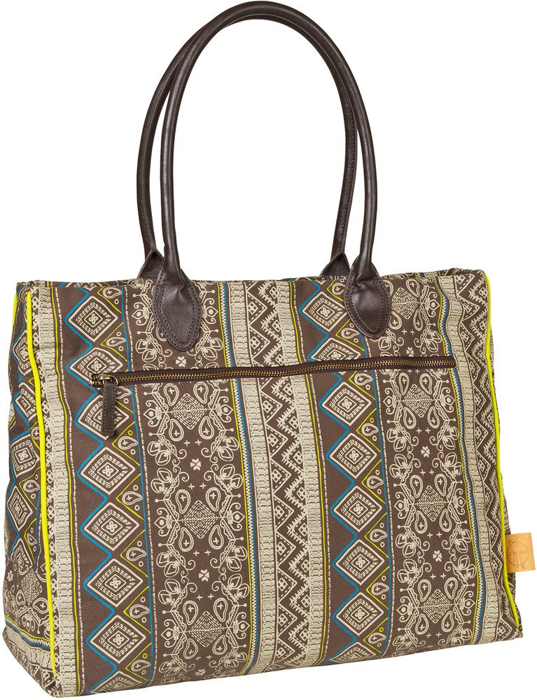 Lässig Wickeltasche Vintage Weekender Ethno Solid choco (LWE406138)