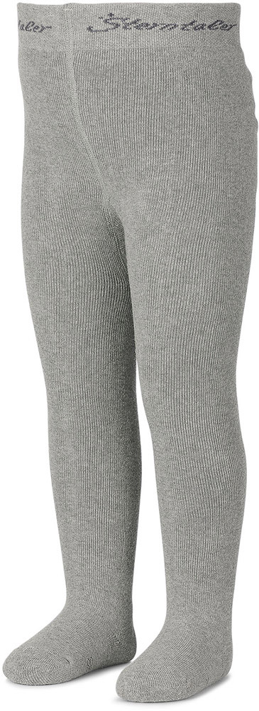 Sterntaler Strumpfhose uni 80 cm silber melange