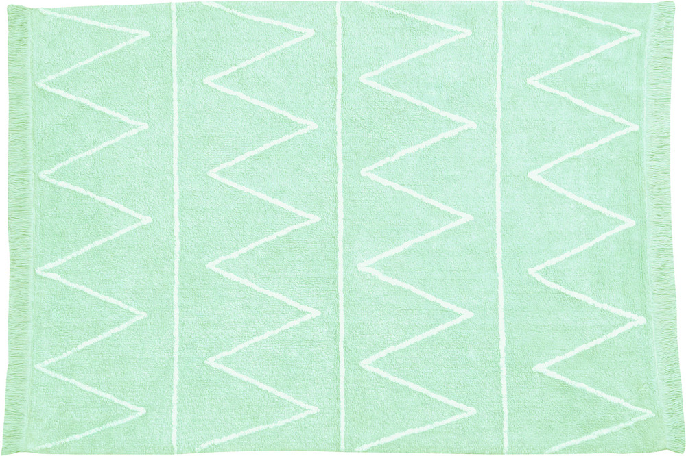 Lorena Canals Teppich Hippy 120 x 160 cm Mint