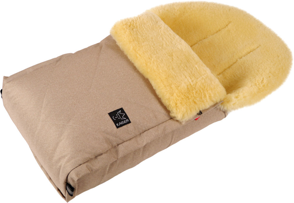 Kaiser Fell-Fusssack Dublas Medizinfell sand melange (651036/74)