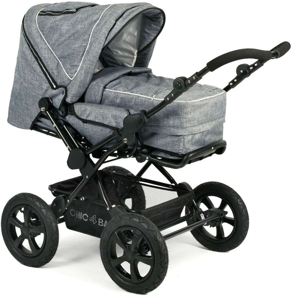 Chic4Baby Kombikinderwagen VIVA Jeans blue