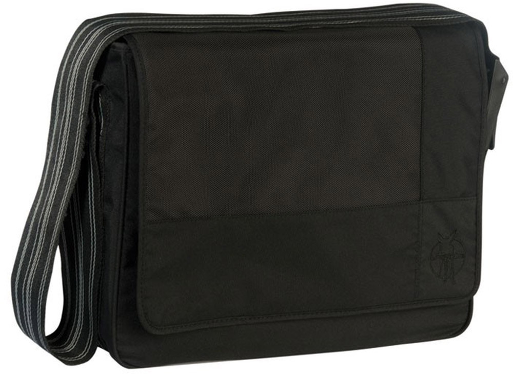 Lässig Wickeltasche Casual Patchwork black (LMB10101G)