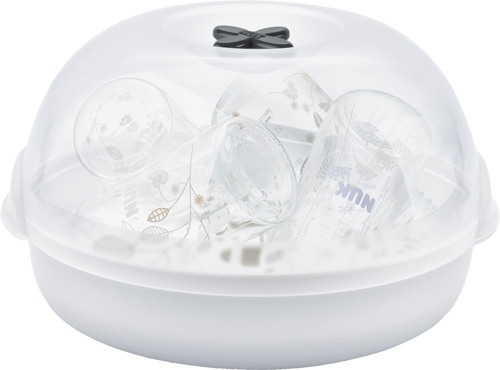 NUK Micro Express Plus Dampf-Vaporisator, 4 Flaschen und Zubehör